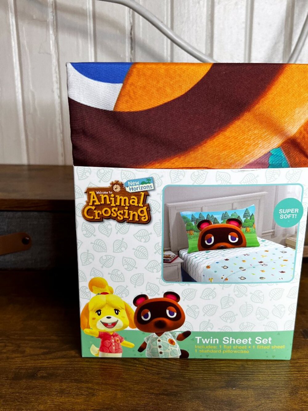 Nintendo Animal Crossing New Horizons Twin Sheet Set 3pc Bedding Kids Franco NEW